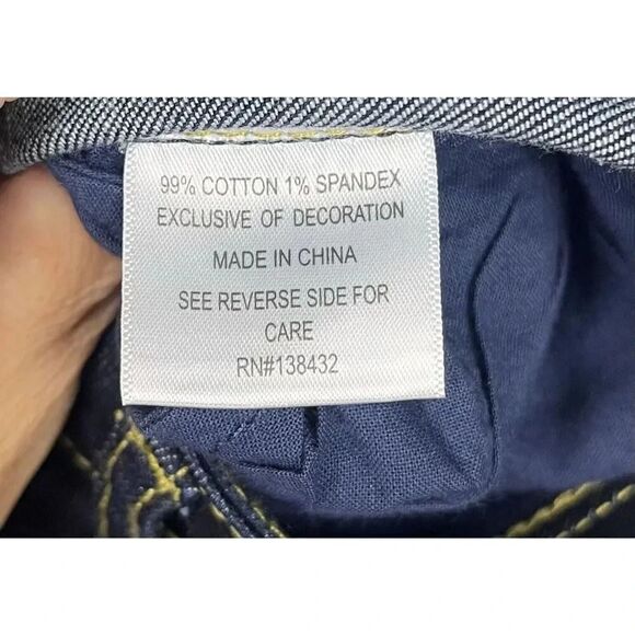 NWOT ModCloth Button Fly High-Rise Dramatic Flare Leg Jeans Womens Size XL 34x32 - Picture 7 of 10